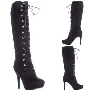 2 for $20 XOXO Normandy Tall Textile Boots 9.5M